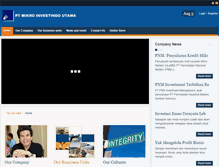 Tablet Screenshot of mikroinvestindo.com